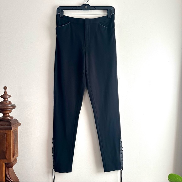 Black Label Ralph‎ Lauren • Lace Up Ankle Riding Pants - Picture 1 of 8